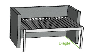 Offerte Genius overkapping met lamellen A13